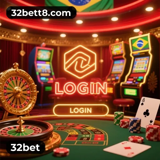 App 32bet para iOS e Android — interface mobile, login biométrico e PIX integrado